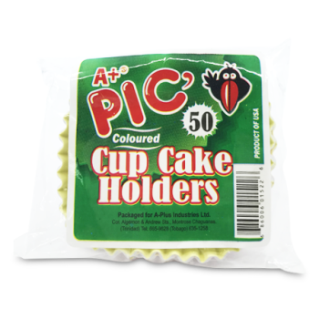 A+ PIC COLOURED CUP CAKE HOLDER 50 PCS 
