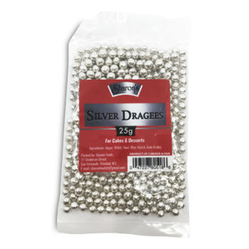 SHARON'S SILVER DRAGEES 25 G 