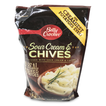BETTY CROCKER SOUR CREAM & CHIVES MASHED POTATOES 4.7OZ