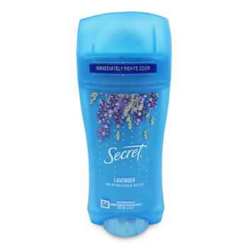 SECRET LAVENDER 48 HR INVISIBLE SOLID 2.6 OZ 
