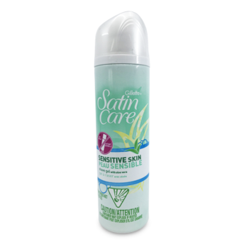 GILLETTE SATIN CARE SENSITIVE SHAVE GEL WITH ALOE VERA 198 G 