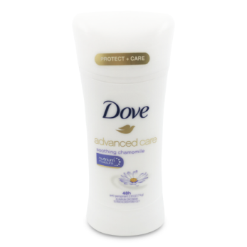 DOVE ADVANCED CARE SOOTHING CHAMOMILE 48 HR ANTIPERSPIRANT 74 G 