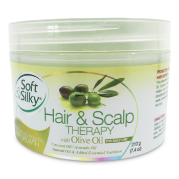 SOFT & SILKY HAIR & SCALP THERAPY WITH OLIVE OIL 210 G 