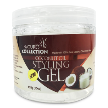 NATURE'S COLLECTION COCONUT OIL STYLING GEL 435 G 