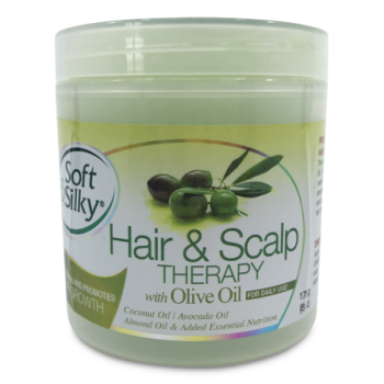 SOFT & SILKY HAIR & SCALP THERAPY WITH OLIVE OIL 170 G 