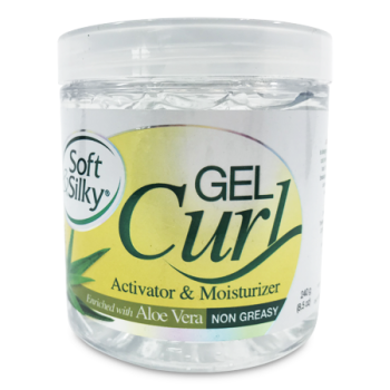 SOFT & SILKY GEL CURL ACTIVATOR & MOISTURIZER WITH ALOE  VERA 240 G 