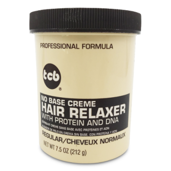 TCB NO BASE CREME HAIR RELAXER WITH PROTEIN AND DNA REGULAR 212 G 