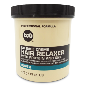 TCB NO BASE CREME HAIR RELAXER WITH PROTEIN AND DNA SUPER 425 G 