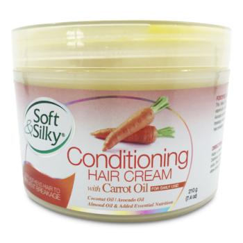SOFT & SILKY CONDITIONING HAIR CREAM WITH CARROT OIL 210 G 