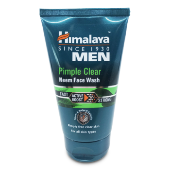 HIMALAYA MEN PIMPLE CLEAR NEEM FACE WASH 100 ML 