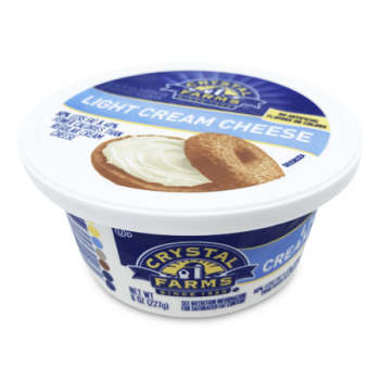 CRYSTAL FARMS LIGHT CREAM CHEESE SPREAD 227 G 