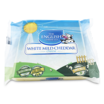THE ENGLISH CHEESE CO. WHITE MILD CHEDDAR CHEESE 200 G 
