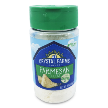 CRYSTAL FARMS PARMESAN CHEESE GRATED 85 G 