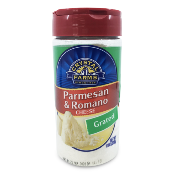 CRYSTAL FARMS PARMESAN & ROMANO CHEESE GRATED 226 G 