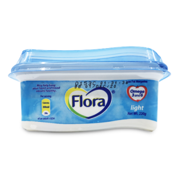 FLORA LIGHT LOW FAT MAGARINE 220 G 