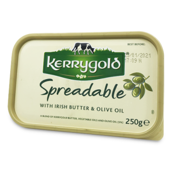 KERRYGOLD SPREADABLE WITH IRISH BUTTER & OLIVE OIL 250 G 