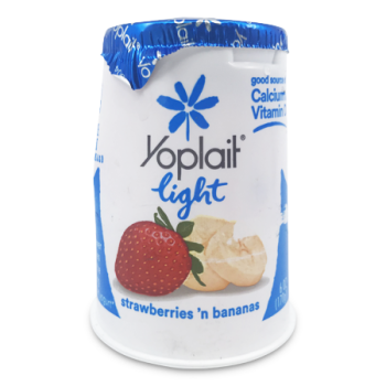 YOPLAIT LIGHT YOGURT STRAWBERRIES N' BANANA 117 G 