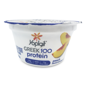 YOPLAIT GREEK YOGURT PEACH 100 CALORIES 150 G 
