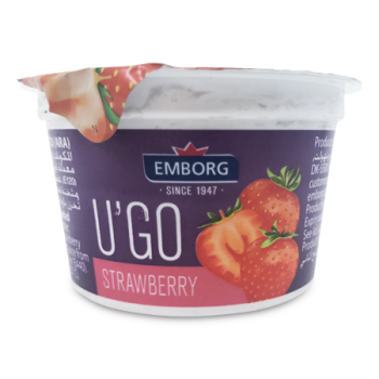 EMBORG U'GO YOGURT STRAWBERRY 100 G 