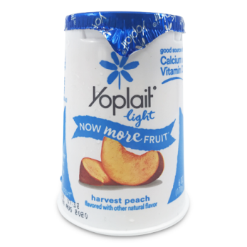 YOPLAIT LIGHT YOGURT HARVEST PEACH 170 G  