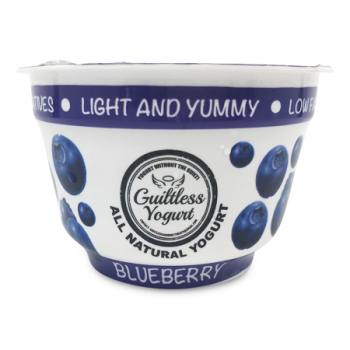 GUILTLESS YOGURT ALL NATURAL YOGURT BLUEBERRY 7 OZ 