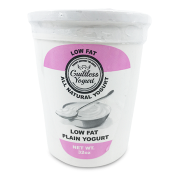 GUILTLESS YOGURT LOW FAT ALL NATURAL YOGURT PLAIN 32 OZ 