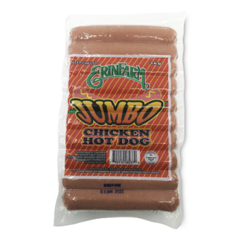 ERIN FARM JUMBO CHICKEN HOT DOG 1 KG 