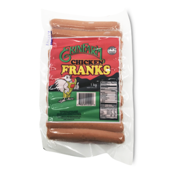 ERIN FARM CHICKEN FRANKS 1 KG 