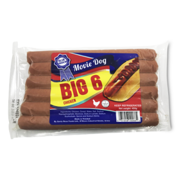 BLUE RIBBON MOVIE DOG  BIG 6 CHICKEN 450 G 