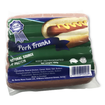 BLUE RIBBON PORK FRANKS 450 G 