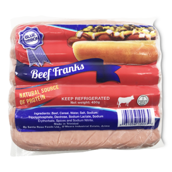 BLUE RIBBON BEEF FRANKS 450 G 