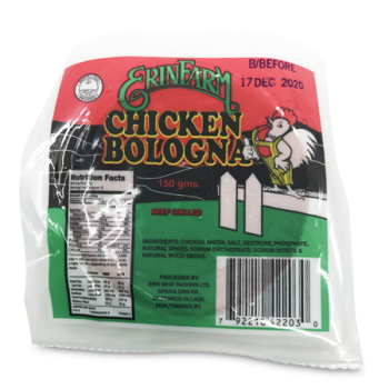 ERIN FARM CHICKEN BOLOGNA 150 G 