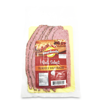 MAC FOODS DELI SELECT TURKEY PASTRAMI 125 G 