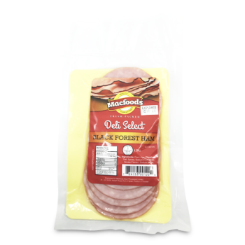 MAC FOODS DELI SELECT BLACK FOREST HAM 125 G 