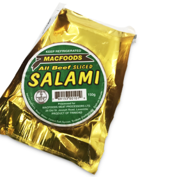 MAC FOODS ALL BEEF SLICED SALAMI 150 G 