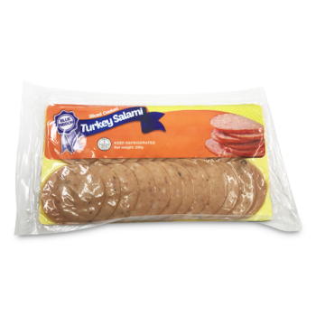 BLUE RIBBON SLICED COOK TURKEY SALAMI 200 G 
