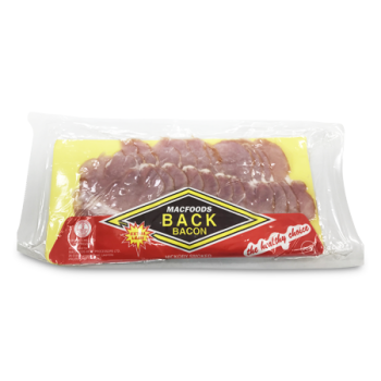 MAC FOODS BACK BACON 200 G 