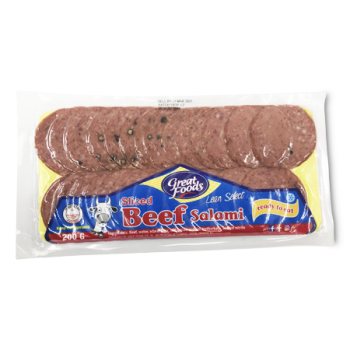 GREAT FOODS SLICED BEEF SALAMI 200 G 