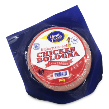 GREAT FOODS HICKORY SMOKED CHICKEN BOLOGNA 200 G 