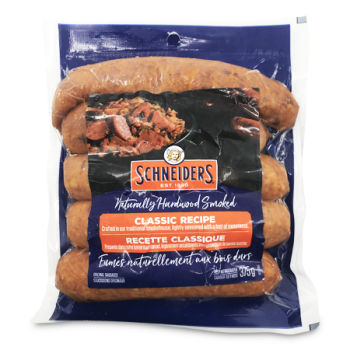 SCHNEIDERS NATURALLY HARDWOOD SMOKED CLASSIC RECIPE 375 G 