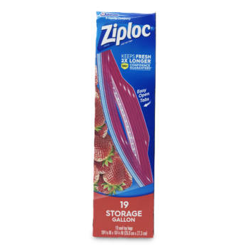 ZIPLOC GRIP 'N SEAL 19  STORAGE GALLON 