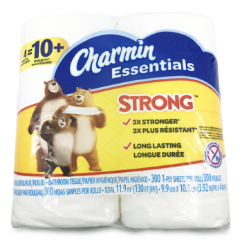 CHARMIN ESSENTIALS STRONG TISSUE PAPER 4ROLLS 