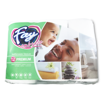 FAY EMBRACE BATHROOM TISSUE 12PK