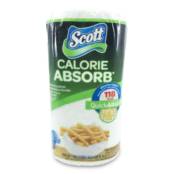 SCOTT CALORIE ABSORB  PAPER TOWEL 90 SHEETS 