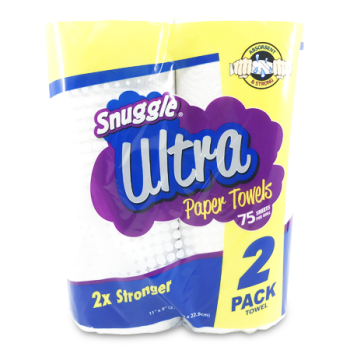 SNUGGLE ULTRA PAPER TOWELS 2PK