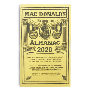 MAC DONALD'S FARMERS ALMANAC 2021
