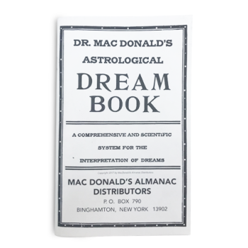 DR. MAC DONALD'S DREAM BOOK 