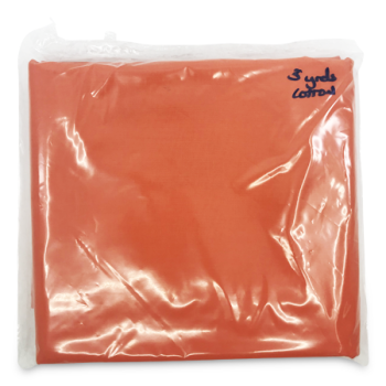 COTTON ORANGE CLOTH 3YRDS 