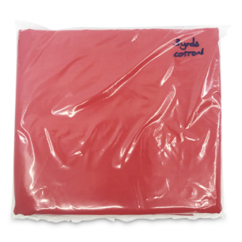 COTTON RED CLOTH 3YRDS 