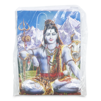 THE LITTLE STORE SHIVA WHITE PRINTED FLAG 